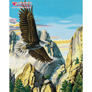  Горный орел Алмазная вышивка мозаика АЖ-1518