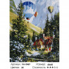 Количество цветов и сложность Полет воздушных шаров Раскраска картина по номерам на холсте