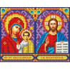 Господь Вседержитель и Богородица Казанская Набор для вышивки бисером Каролинка