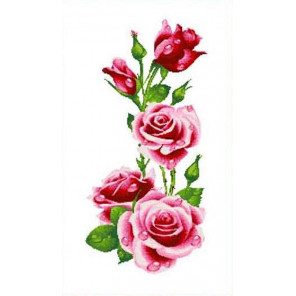 Розы Канва с рисунком для вышивки Каролинка