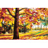  Вековой лес Раскраска картина по номерам на холсте KTMK-40768