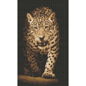 Хищники. Леопард Канва с рисунком для вышивки бисером