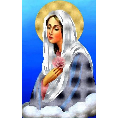 Богородица Умиление Канва с рисунком для вышивки бисером