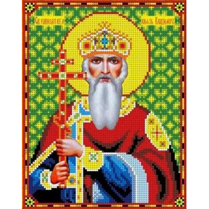 Святой Владимир Канва с рисунком для вышивки бисером