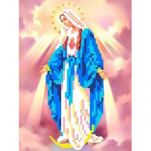 Святая Мария Канва с рисунком для вышивки бисером