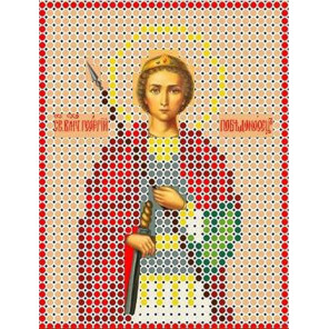 Святой Георгий Канва с рисунком для вышивки бисером