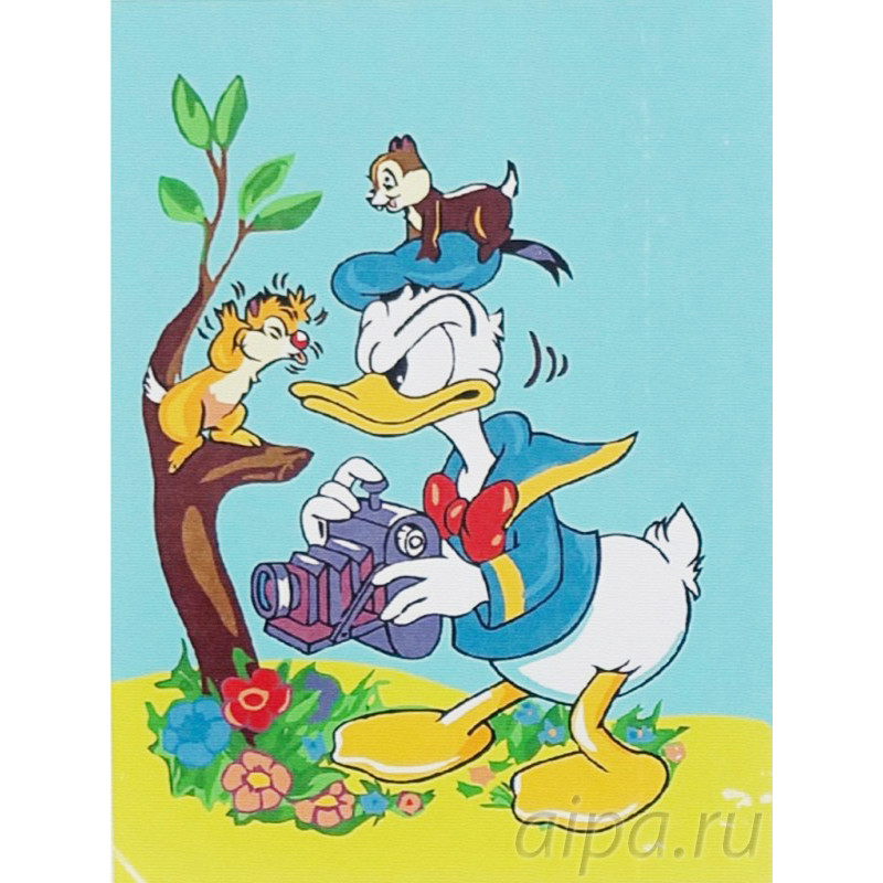 Раскраски героев диснеевских мультиков: Дональд Дак (Donald Duck)