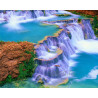  Красота водопада Раскраска картина по номерам на холсте ZX 21616
