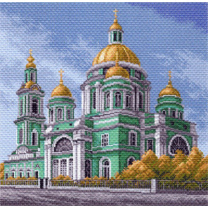 Елоховский собор в Краснодаре Канва с рисунком для вышивки Матренин посад