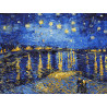  Звездная ночь над Роной Раскраска картина по номерам на холсте Z-EX5348