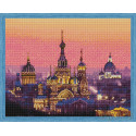 Вечерний Петербург Алмазная мозаика на подрамнике