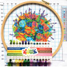  Букетс розами Набор для Вышивания VE12