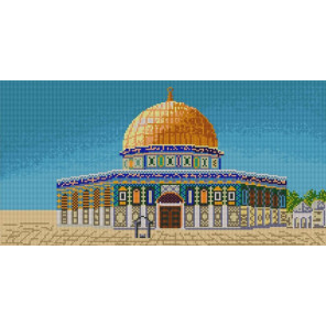 Мечеть Аль-Акса Канва с рисунком для вышивки бисером