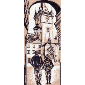 В рамке Городская ратуша Канва с рисунком для вышивки Матренин посад 1431