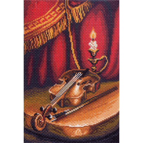 В рамке Скрипка Канва с рисунком для вышивки Матренин посад 1400