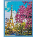 Парижская весна Алмазная вышивка мозаика на подрамнике