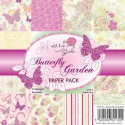 Сад бабочек Набор бумаги для скрапбукинга, кардмейкинга Wild Rose Studio