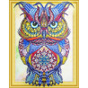 Яркая сова Алмазная вышивка мозаика 5D Color Kit