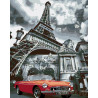  Сны о Париже Раскраска по номерам на холсте Живопись по номерам KTMK-97600