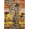Раскладка Жирафы Алмазная вышивка мозаика Гранни