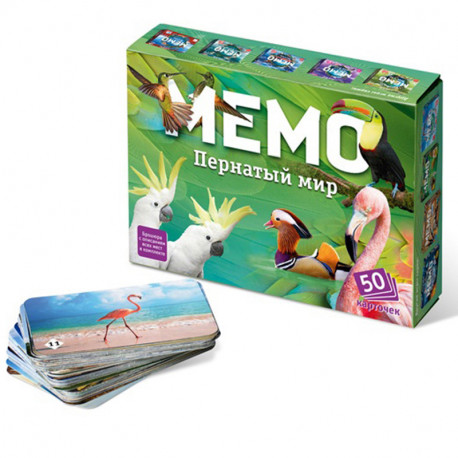  Пернатый мир Настольная игра Мемо 7952