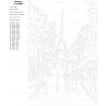 раскладка Стройность Парижа Раскраска по номерам на холсте Живопись по номерам