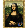  Мона Лиза. Леонардо Да Винчи Раскраска по номерам на холсте Hobbart HB3040027-Lite