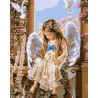  Девочка-ангел Раскраска по номерам на холсте G425