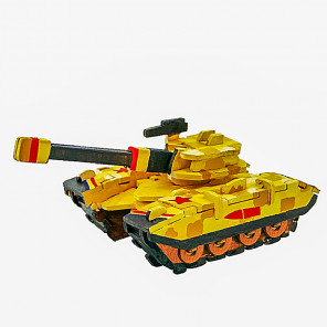 Коробка Танк раскраска3D Пазлы деревянные с красками Robotime HC255