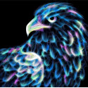Неоновый орел Алмазная вышивка мозаика Алмазная живопись