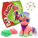 Розовый и зеленый пушистый пластилин Plush Набор для лепки