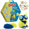  Пластилин пушистый Plush синий и желтый Набор для лепки PL02201815