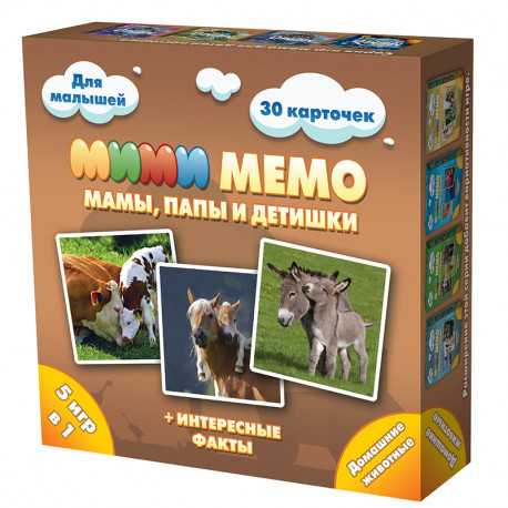  Домашние животные Настольная игра Ми-Ми-Мемо 8051