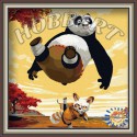 Кунфу панда Раскраска по номерам на холсте Hobbart