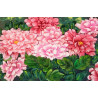  Розовые хризантемы Набор для вышивки лентами Каролинка КЛ(Н)-4009