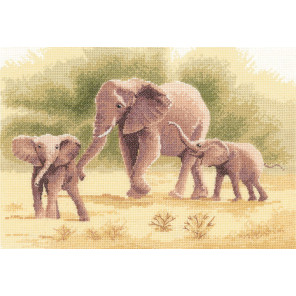  Слоны Набор для вышивания Heritage PGEL646E