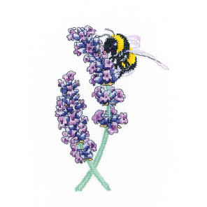  Пчела на лаванде Набор для вышивания Heritage PULB1468E