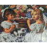 Чаепитие Алмазная мозаика вышивка на подрамнике Painting Diamond
