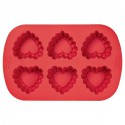 Сердца кружевные Силиконовая форма для выпечки Wilton ( Вилтон ) 