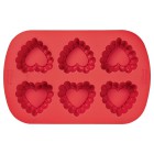 Сердца кружевные Силиконовая форма для выпечки Wilton ( Вилтон )