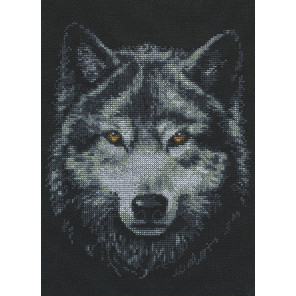 Взгляд волка Набор для вышивания Палитра