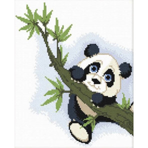  Панда на ветке Набор для вышивания Овен 521