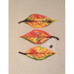 Осенние листья Набор для вышивания Марья Искусница