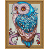  Мудрая сова Алмазная мозаика вышивка на подрамнике 3D  KM0168