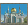  Московская соборная мечеть Алмазная мозаика вышивка на подрамнике Molly  KM0146