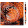Раскладка Поздней осенью Раскраска картина по номерам на холсте  KTMK-54156