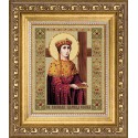 Икона святая Елена Картина из страз по номерам с рамкой Набор Чаривна Мить
