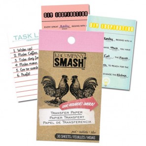 Переводная бумага Блокнот Smash ( Смэш ) для скрапбукинга Transfer Paper K&Company