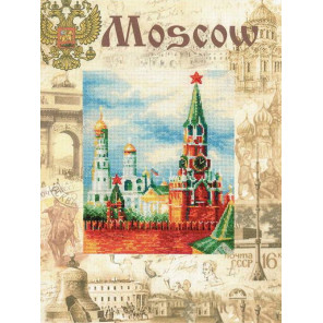 Города мира. Москва Набор для вышивания Риолис 0021 РТ