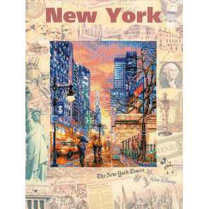  Города мира. Нью-Йорк Набор для вышивания Риолис 0025 РТ